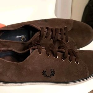 Fred Perry Kingston Suede leather Brown Shoes